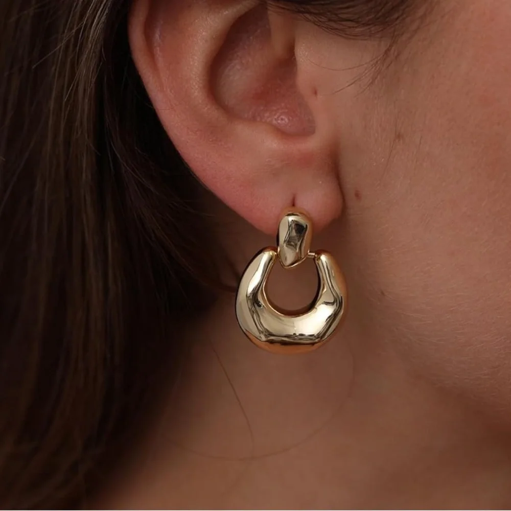 Gold Hoop Earrings